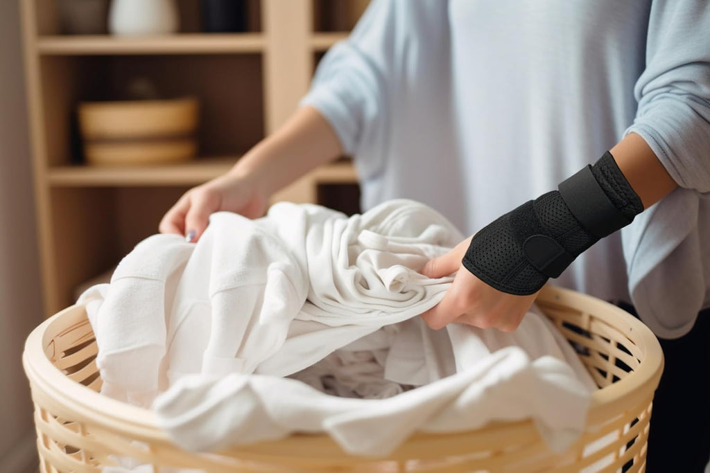 Wrist Brace for Carpal Tunnel with Wrist Splint | Adjustable Wrist Support Wrap for Right Left Hand, Hand Brace for Day & Night, for Arthritis, Tendonitis, Sprain, WB31