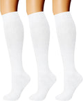 Compression Socks for Women & Men Circulation (3 Pairs) 15-20 Mmhg Is Best Support for Athletic Running Cycling